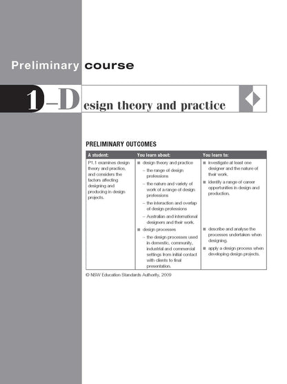 Excel HSC Year 11 and 12 Design and Technology Study Guide