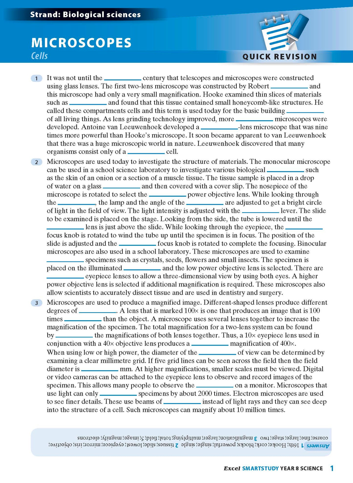 Excel SmartStudy - Science Year 8