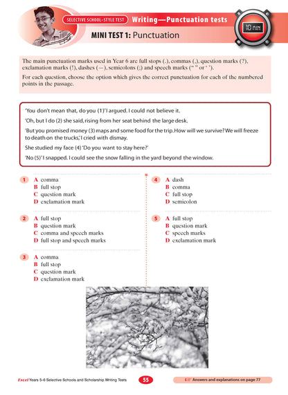 Excel Selective Schools and Scholarship Writing Tests Years 5-6