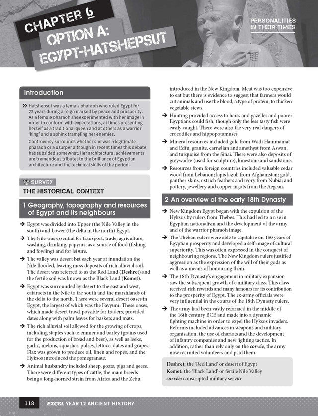 Excel HSC Year 12 Ancient History Study Guide