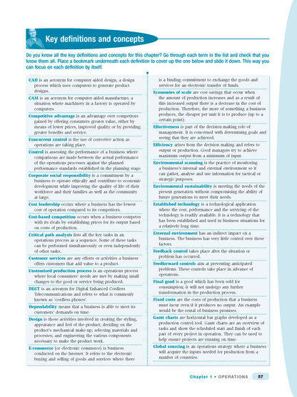 Excel HSC Year 11 Business Studies Study Guide