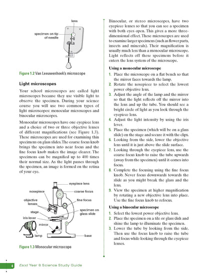 Excel Study Guide - Science Year 8