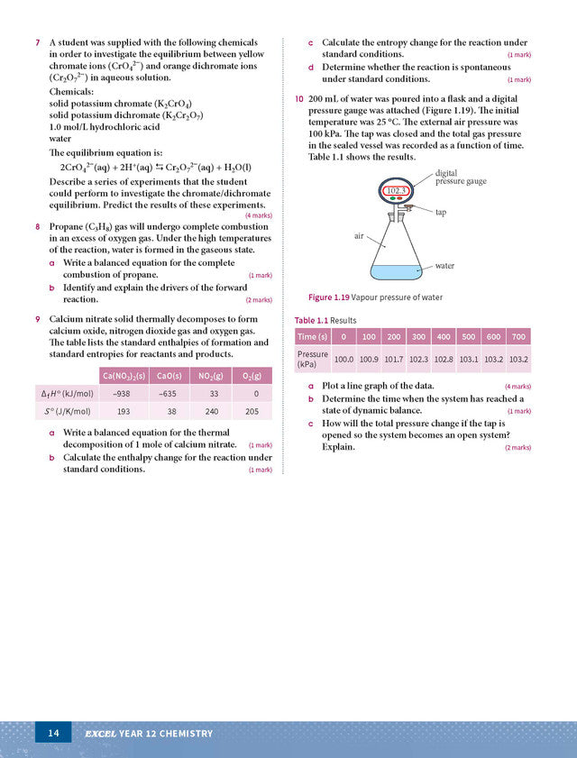 Excel HSC Year 12 Chemistry Study Guide