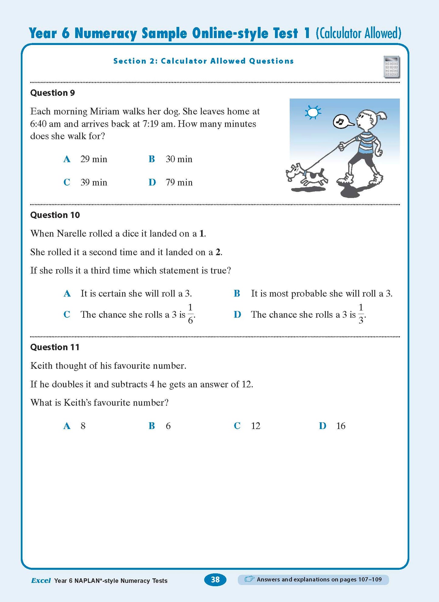 Excel Year 6 NAPLAN*-style Numeracy Tests