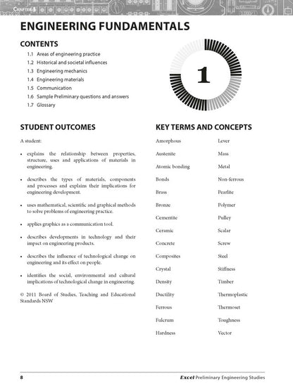 Excel HSC Year 11 Engineering Studies