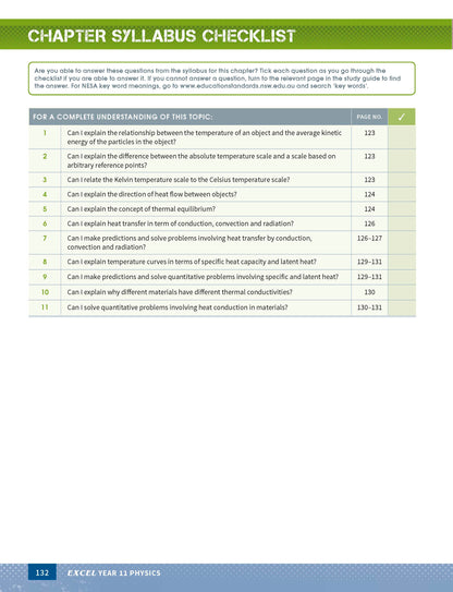 Excel HSC Year 11 Physics Study Guide