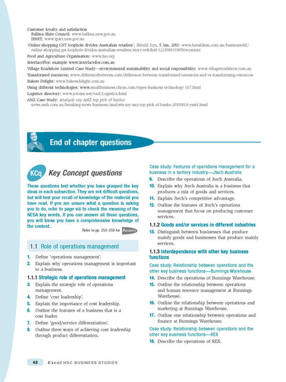 Excel HSC Year 11 Business Studies Study Guide