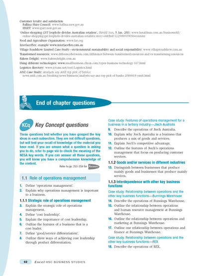Excel HSC Year 12 Business Studies Study Guide