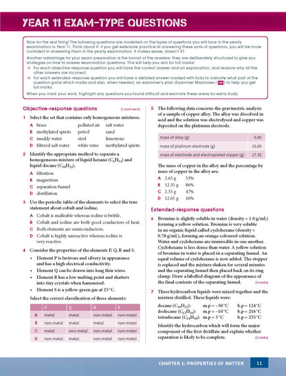 Excel HSC Year 11 Chemistry Study Guide