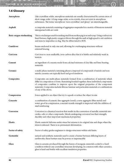 Excel HSC Year 12 Engineering Studies Study Guide