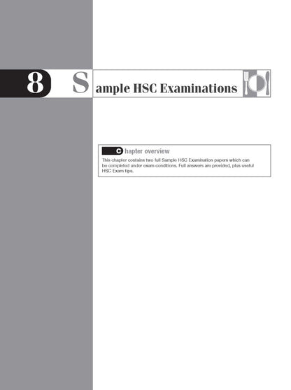 Excel HSC Year 12 Hospitality Study Guide