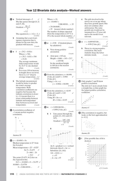 Excel Success One HSC Year 12 Mathematics Standard 2 (2022 Edition)