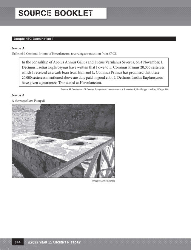 Excel HSC Year 12 Ancient History Study Guide