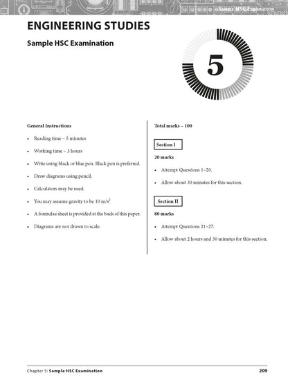 Excel HSC Year 12 Engineering Studies Study Guide
