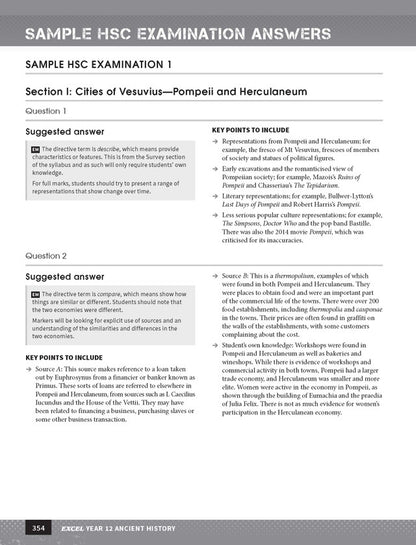 Excel HSC Year 12 Ancient History Study Guide