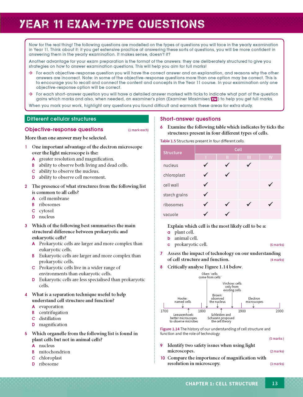 Excel HSC Year 11 Biology Study Guide