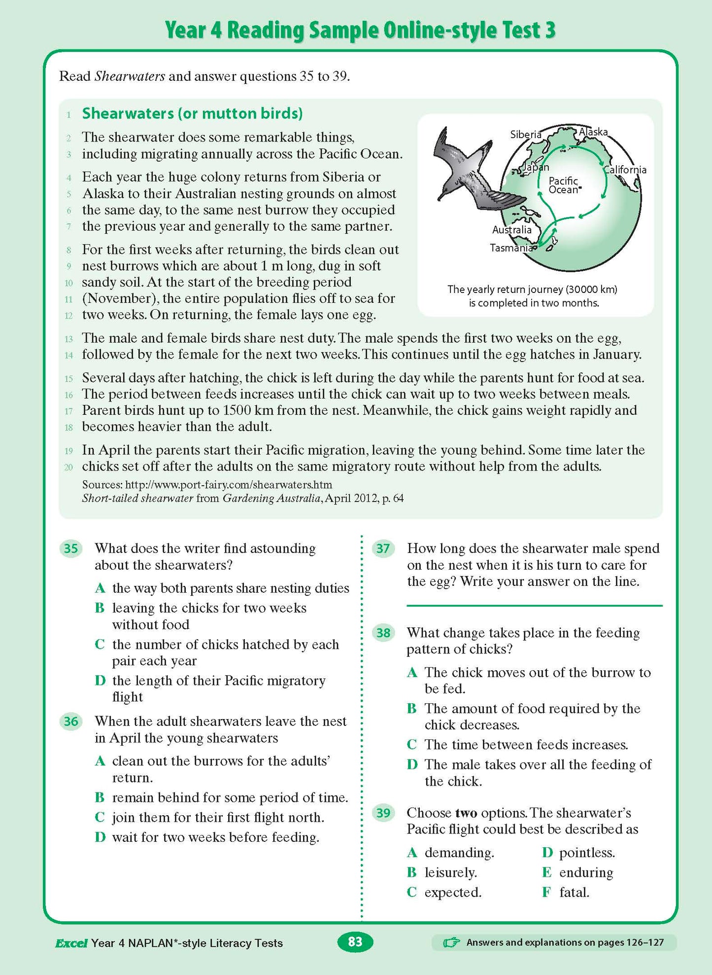 Excel Year 4 NAPLAN*-style Literacy Tests