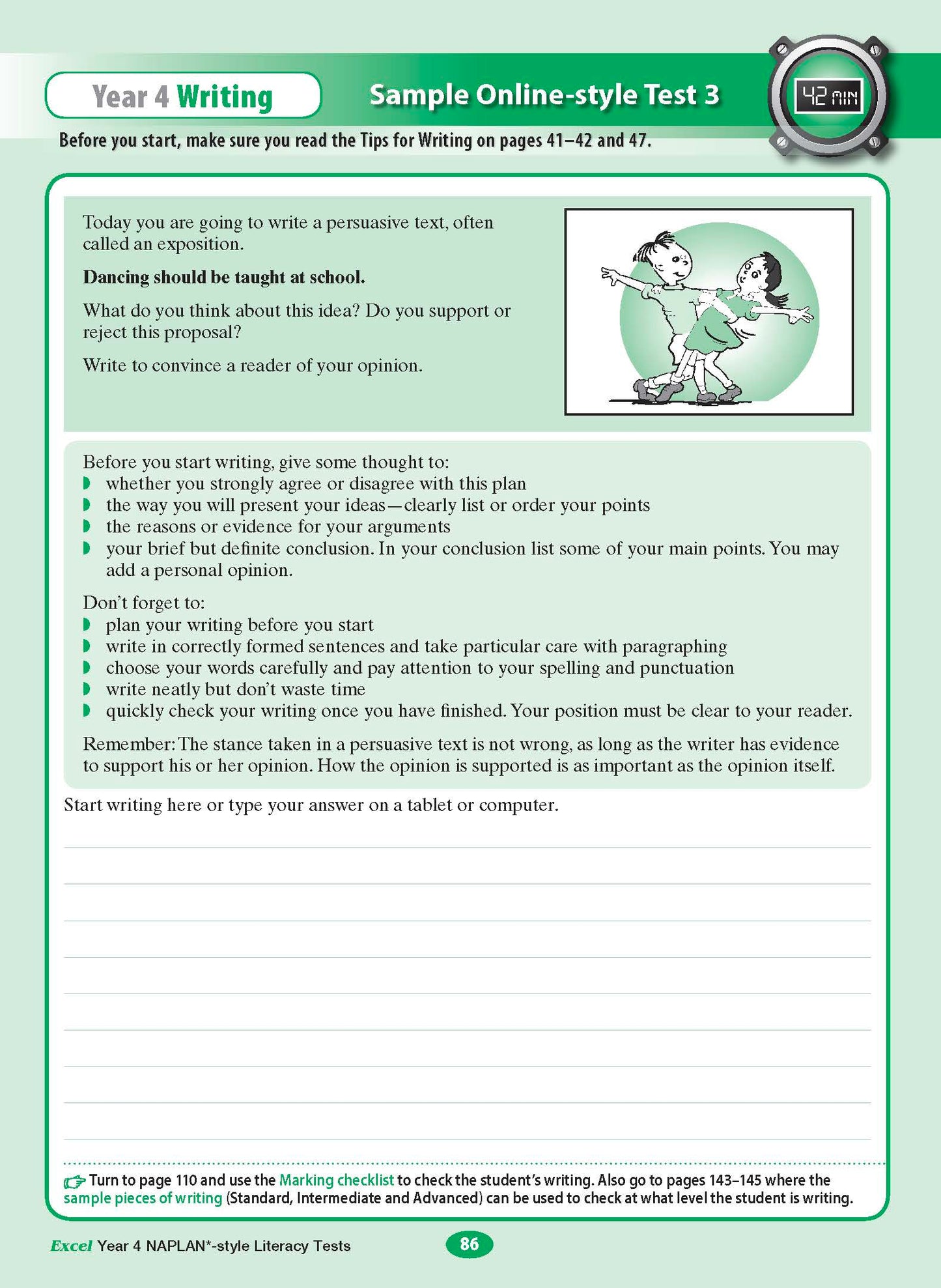 Excel Year 4 NAPLAN*-style Literacy Tests