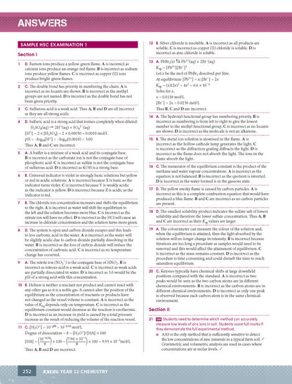 Excel HSC Year 12 Chemistry Study Guide
