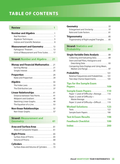 Excel SmartStudy - Mathematics Year 9