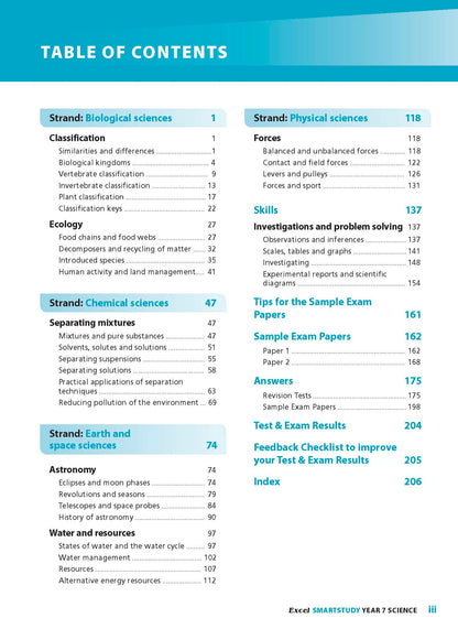 Excel SmartStudy - Science Year 7