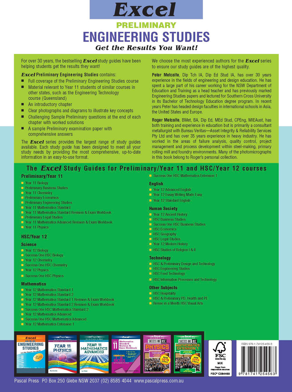 Excel HSC Year 11 Engineering Studies