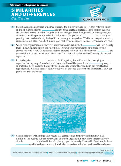 Excel SmartStudy - Science Year 7