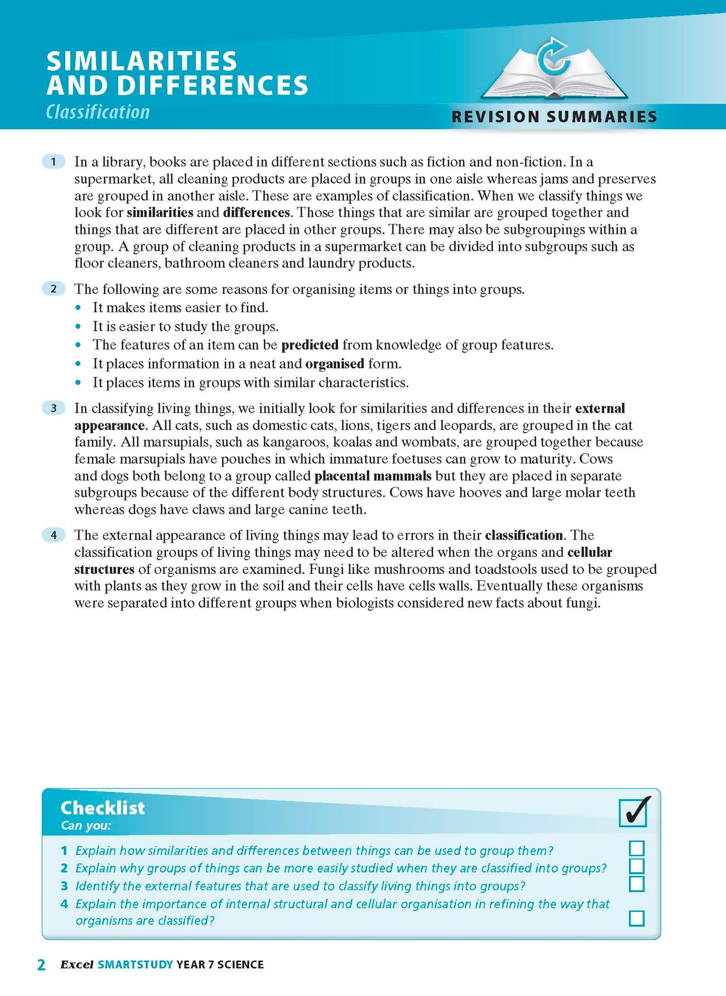 Excel SmartStudy - Science Year 7