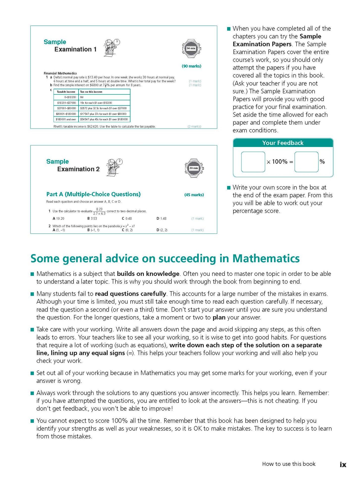 Excel Study Guide - Mathematics Years 9-10