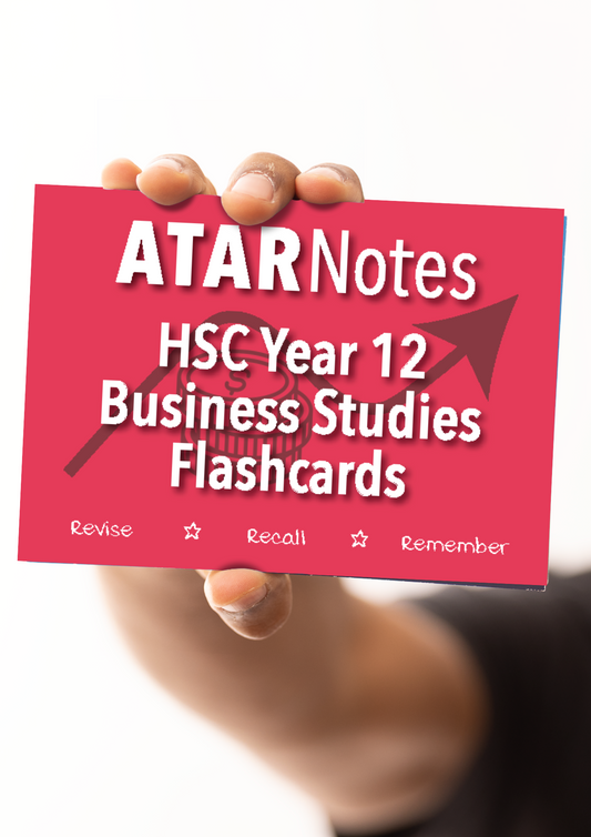 ATAR Notes Flashcards: HSC Year 12 Business Studies