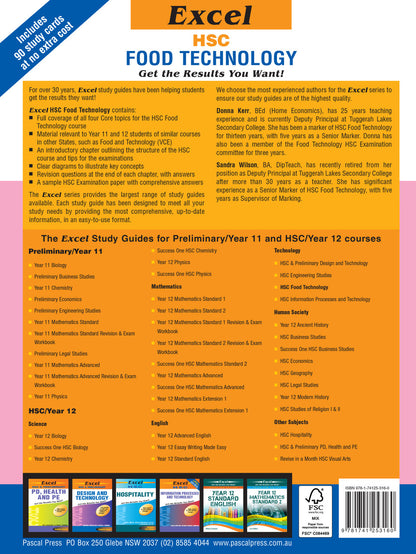 Excel HSC Year 12 Food Technology Study Guide