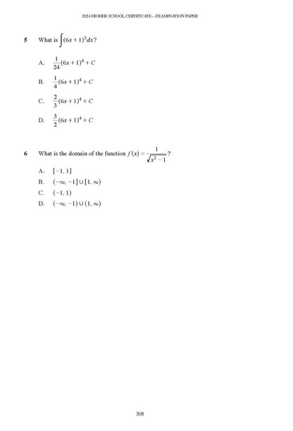 Excel Success One HSC Year 12 Mathematics Advanced (2025 Edition)