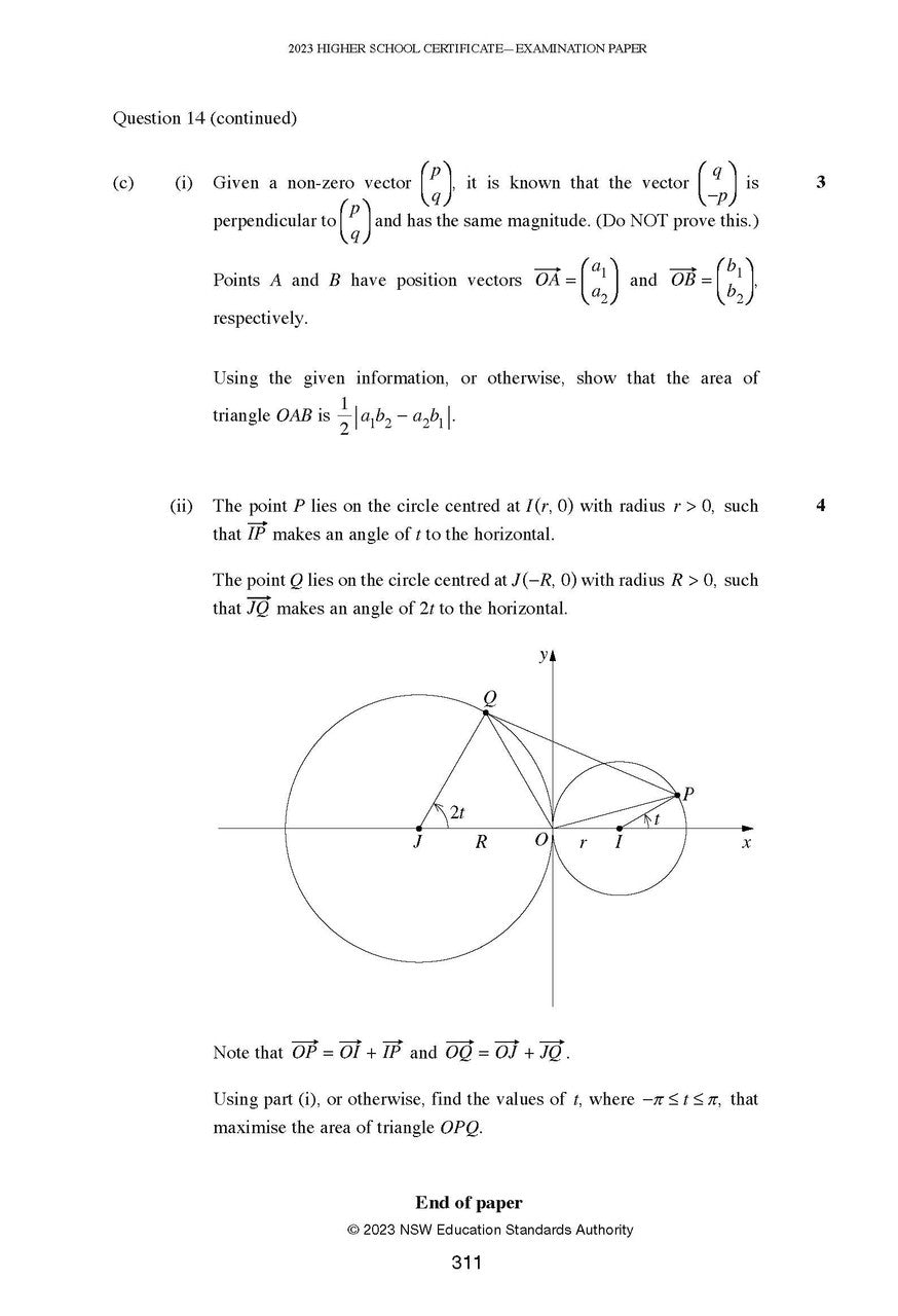 Excel Success One HSC Year 12 Mathematics Extension 1 (2025 Edition)
