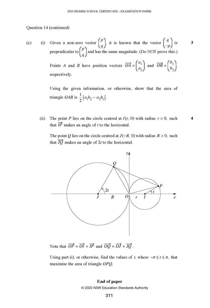 Excel Success One HSC Year 12 Mathematics Extension 1 (2025 Edition)