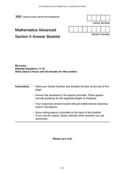 Excel Success One HSC Year 12 Mathematics Advanced (2025 Edition)