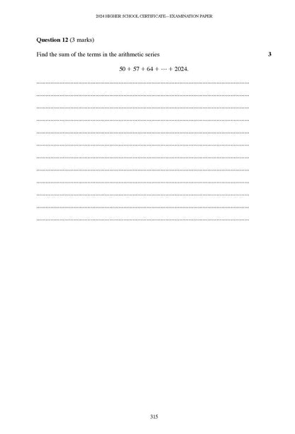 Excel Success One HSC Year 12 Mathematics Advanced (2025 Edition)