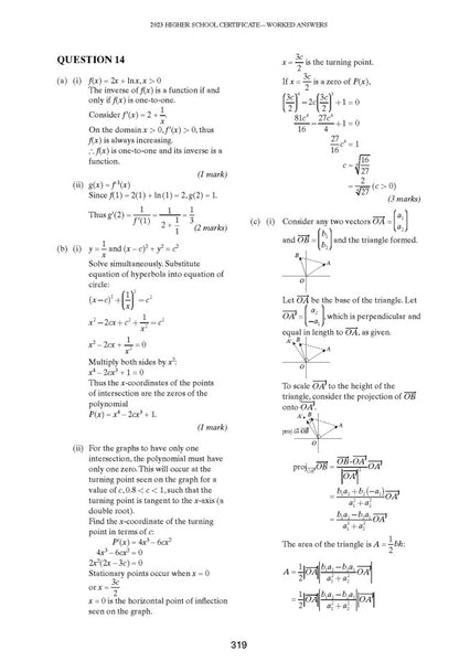 Excel Success One HSC Year 12 Mathematics Extension 1 (2025 Edition)