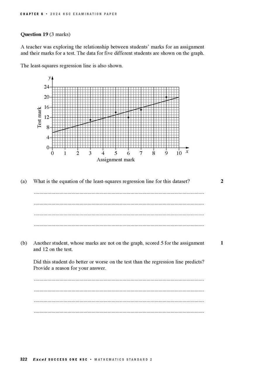 Excel Success One HSC Year 12 Mathematics Standard 2 (2025 Edition)