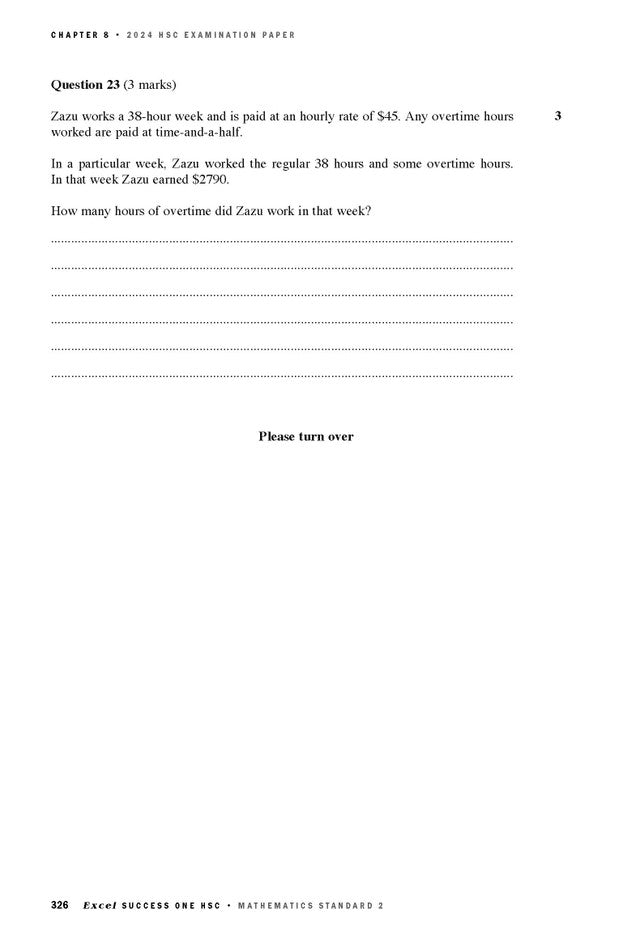 Excel Success One HSC Year 12 Mathematics Standard 2 (2025 Edition)