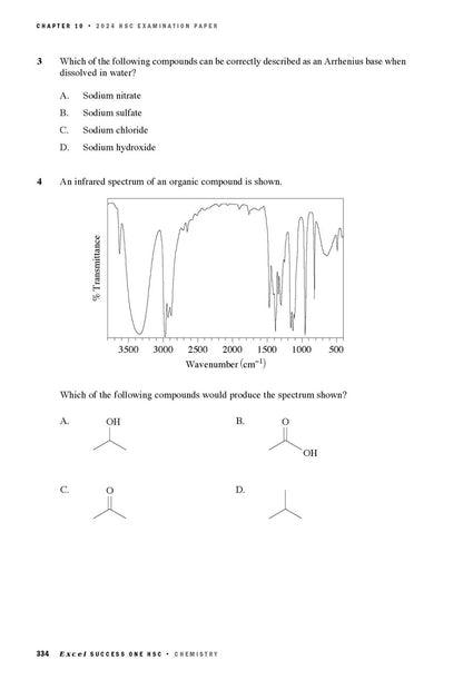 Excel Success One HSC Year 12 Chemistry (2025 Edition)