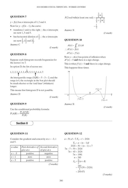 Excel Success One HSC Year 12 Mathematics Advanced (2025 Edition)