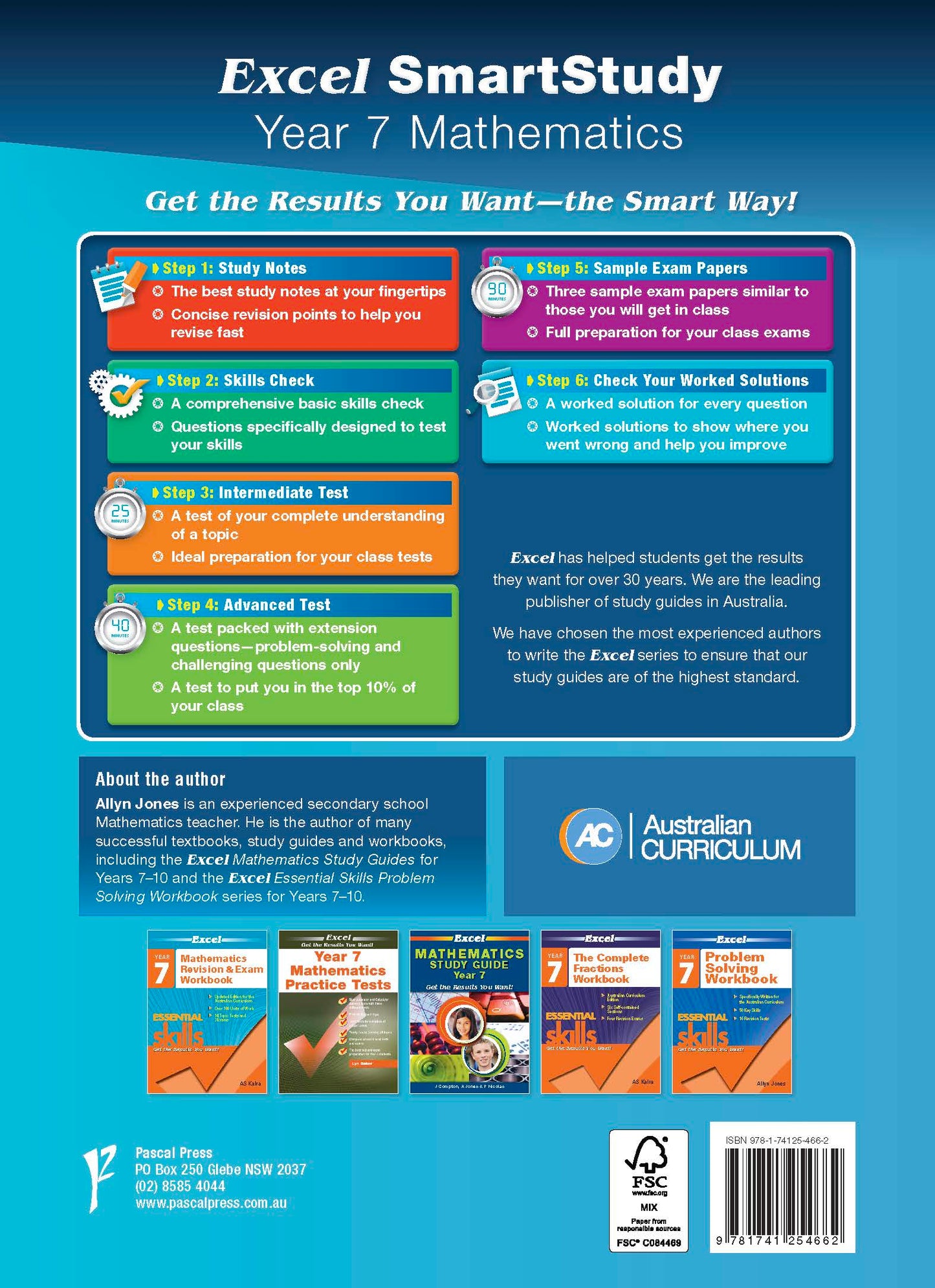 Excel SmartStudy - Mathematics Year 7