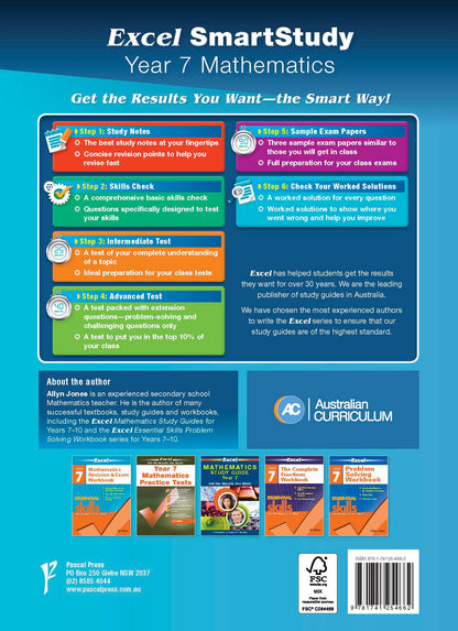 Excel SmartStudy - Mathematics Year 7