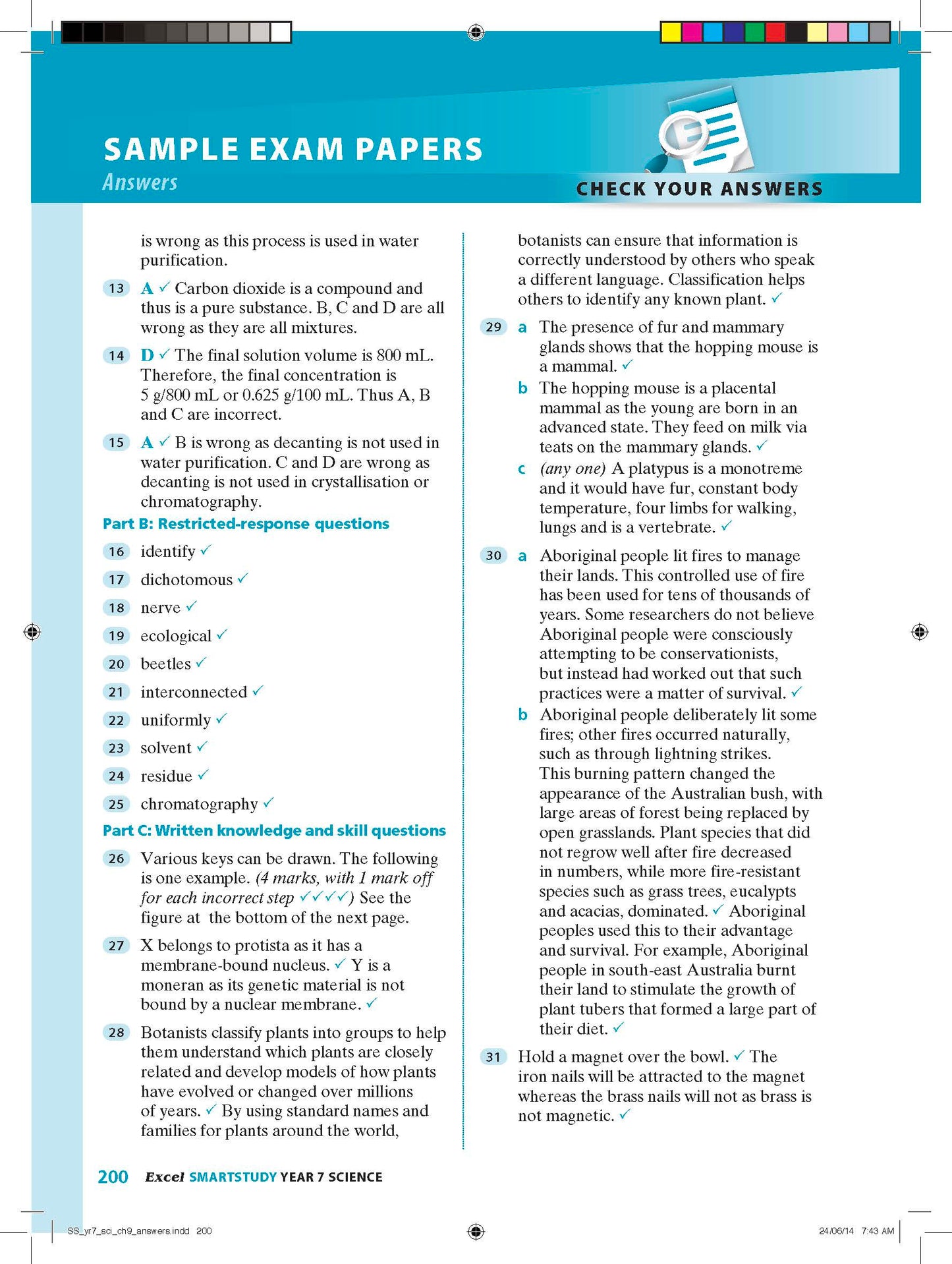 Excel SmartStudy - Science Year 7