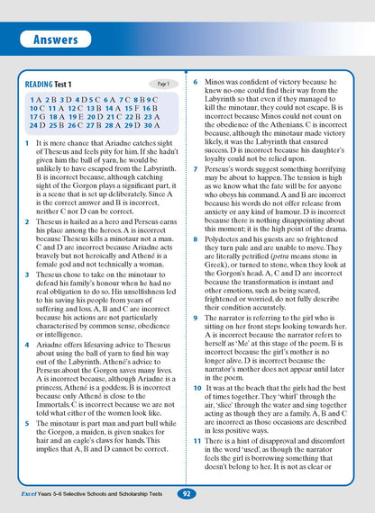 Excel Selective Schools and Scholarship Tests Years 5-6