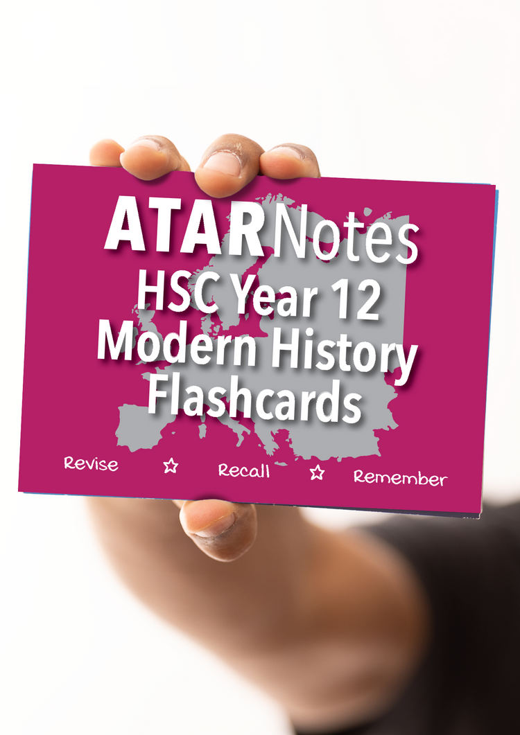 ATAR Notes Flashcards: HSC Year 12 Modern History