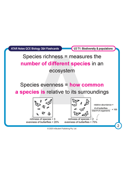ATAR Notes Flashcards: QCE Biology 3&4 (2026-2028)