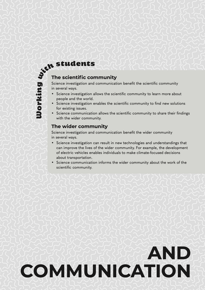 NICE Science: Years 11 and 12