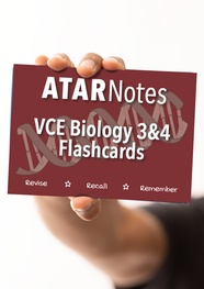 ATAR Notes Flashcards: VCE Biology 3&4
