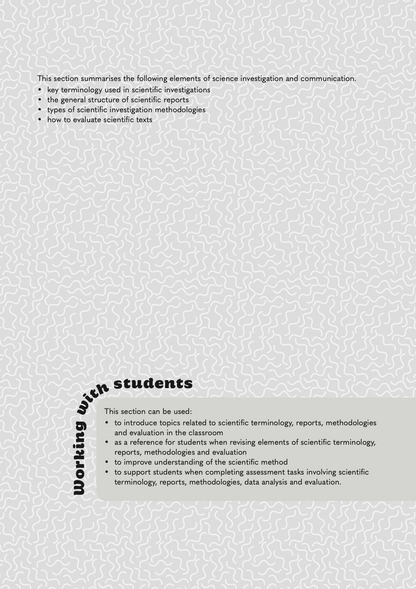 NICE Science: Years 11 and 12